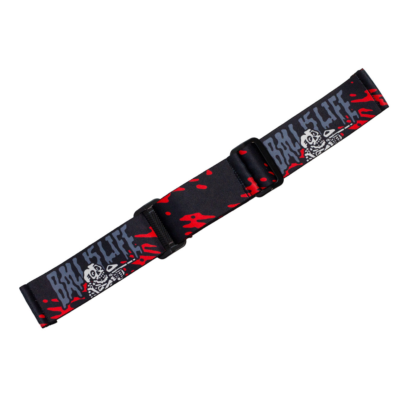 Goggle Strap - Ball is Life Red