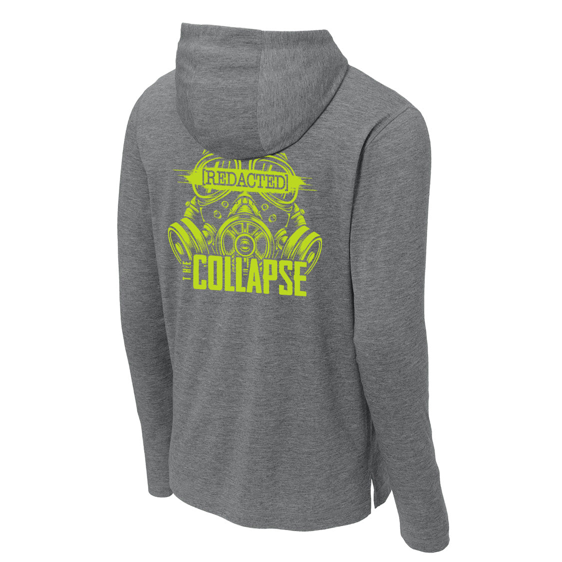 Collapse Redacted Hooded Longsleeve - Glow Green