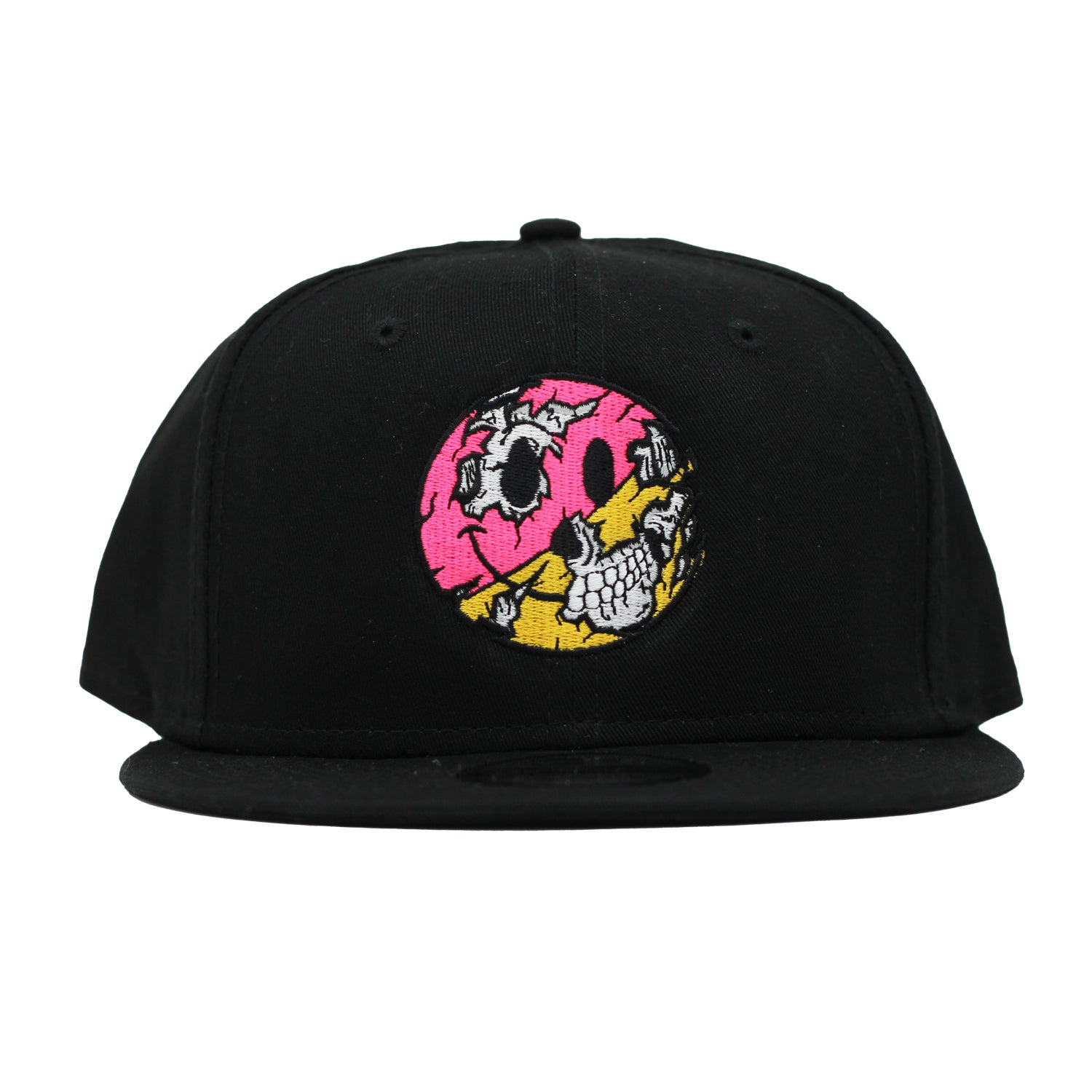 6 Panel Snapback Hat - Dead Inside Pink