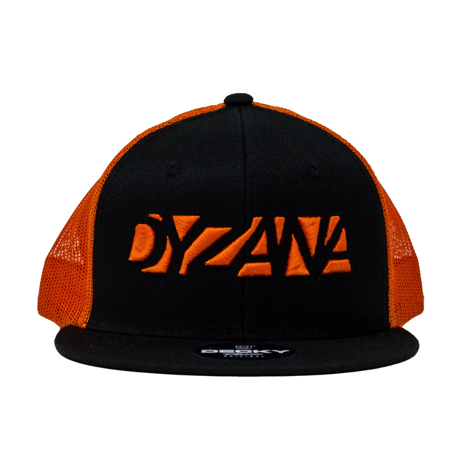 Trucker Snapback Hat - Depth Orange