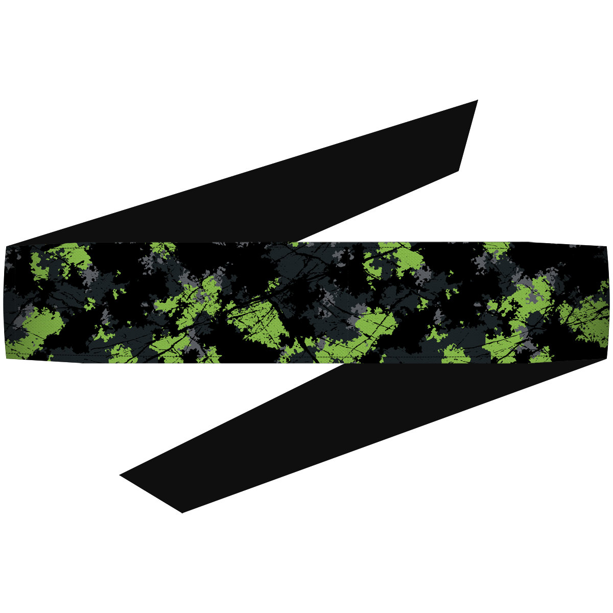SplatterCamo Lime Headband