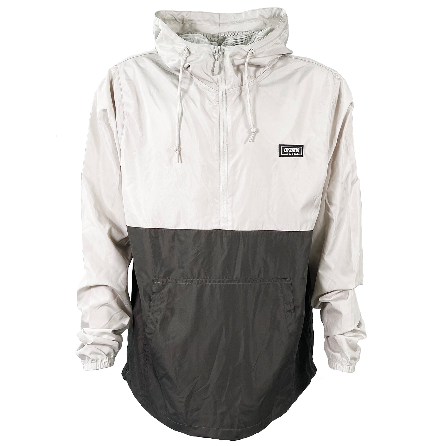 Elements 1/4 Zip Windbreaker - White/Grey