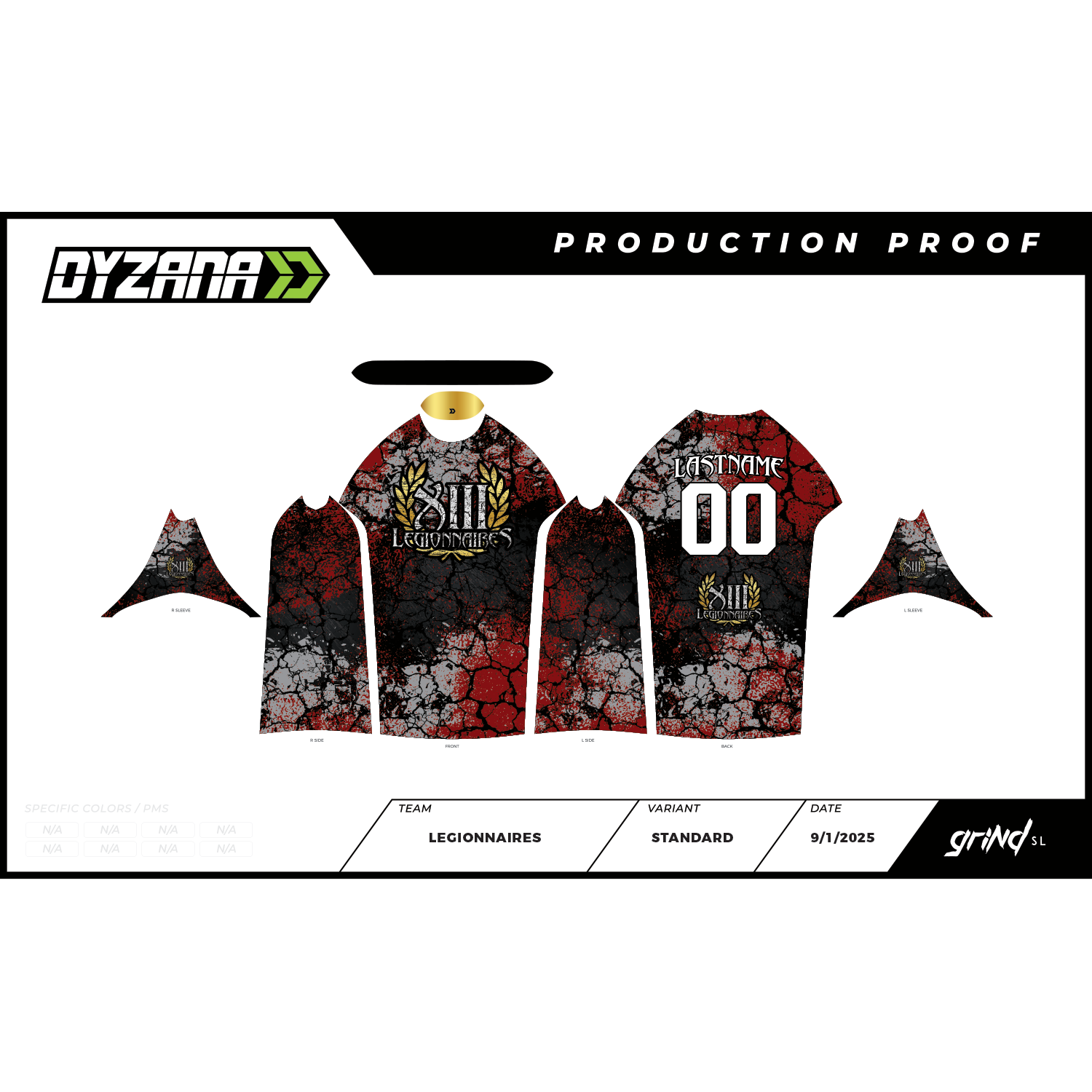 Grind Sleeveless Jersey - 13th Legionnaires