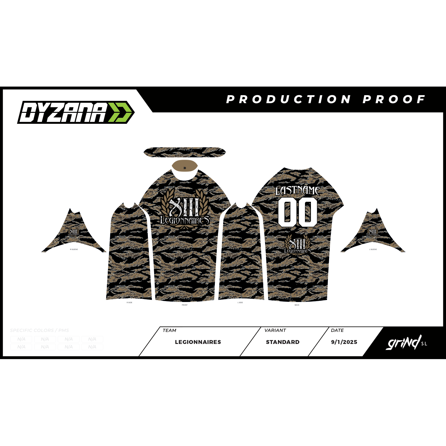 Grind Sleeveless Jersey - 13th Legionnaires Camo