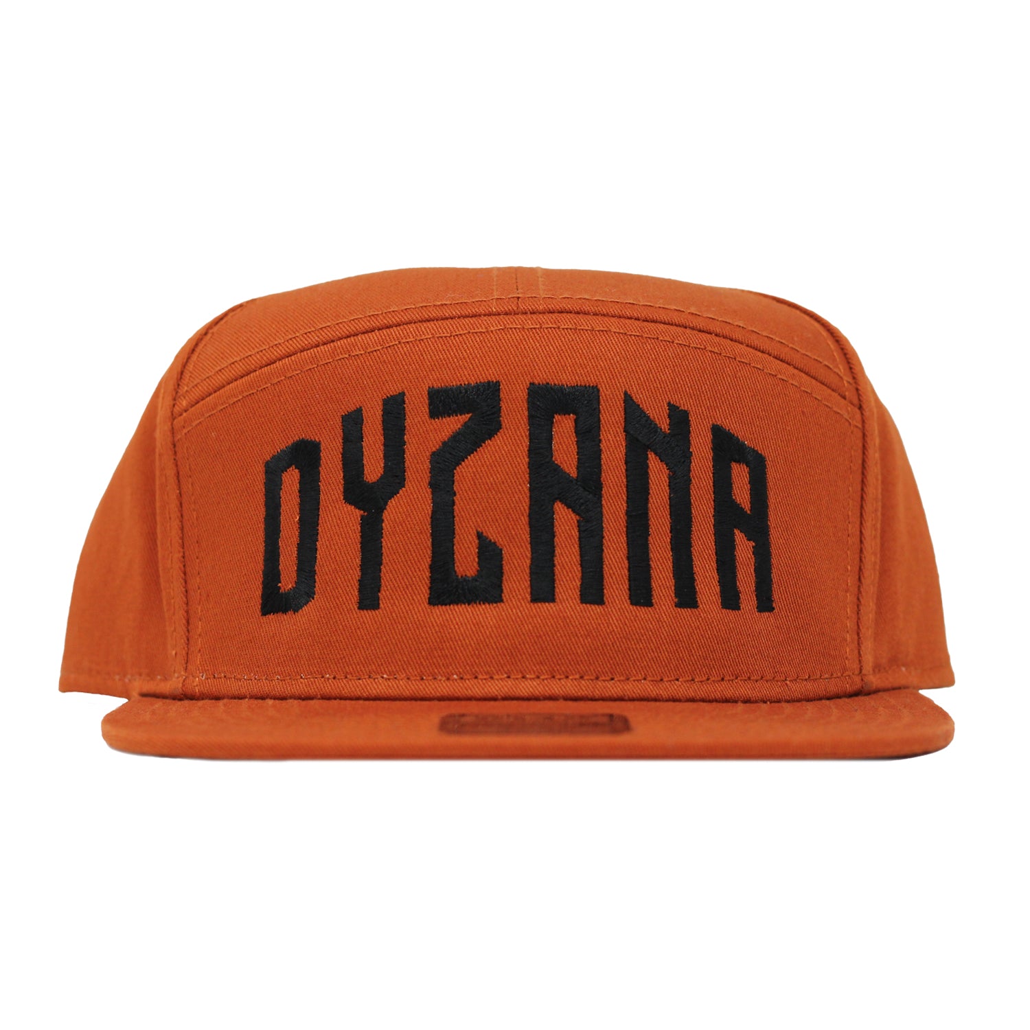 7 Panel Snapback Hat - Arch Burnt Orange