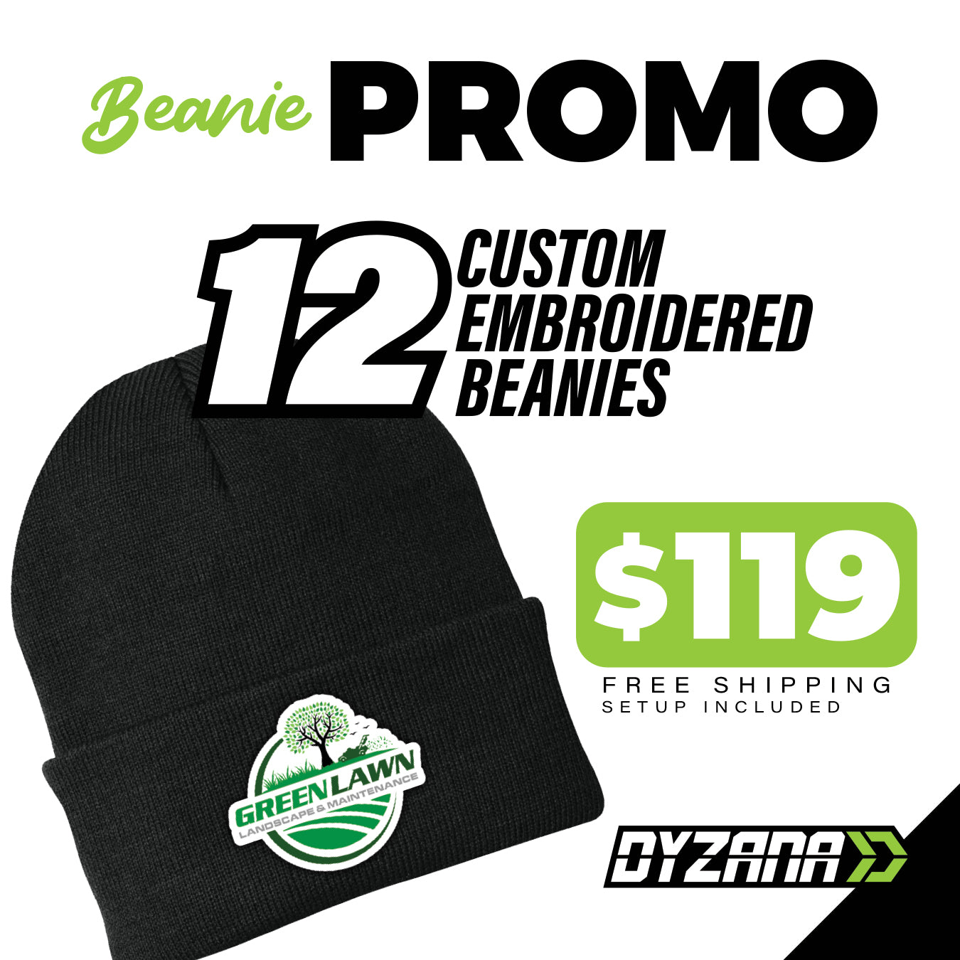 Beanie Promo - 12 Custom Beanies