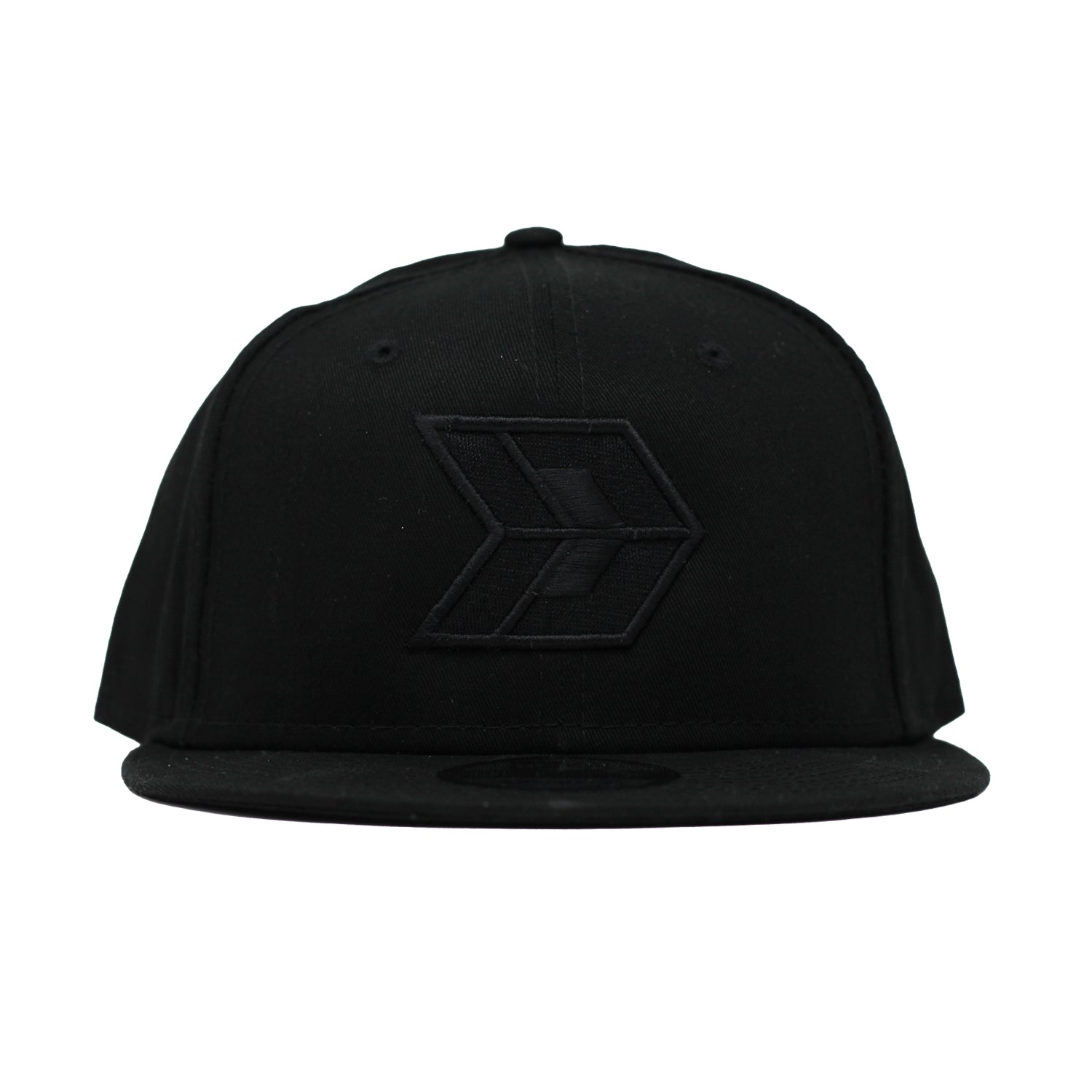 6 Panel Snapback - Brand Black