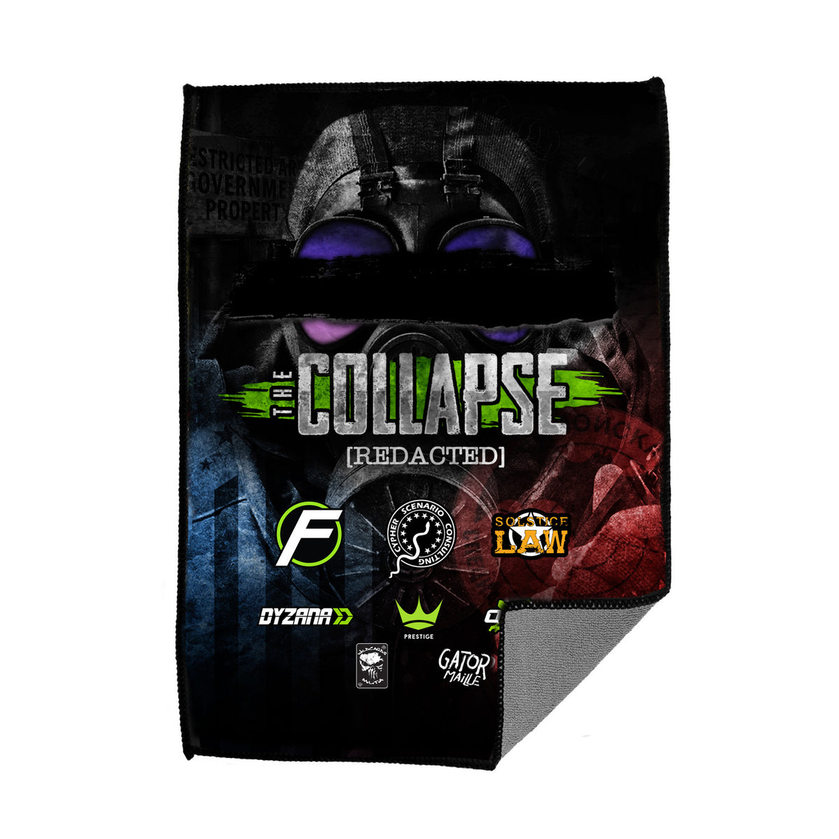 Collapse Redacted - Microfiber Cloth