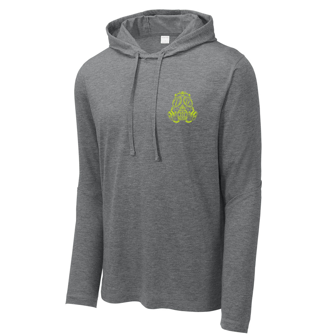 Collapse Redacted Hooded Longsleeve - Glow Green