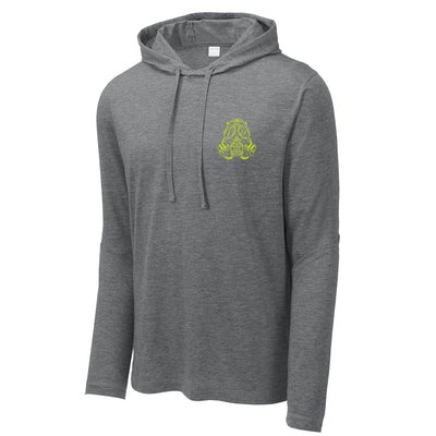 Collapse Redacted Hooded Longsleeve - Glow Green