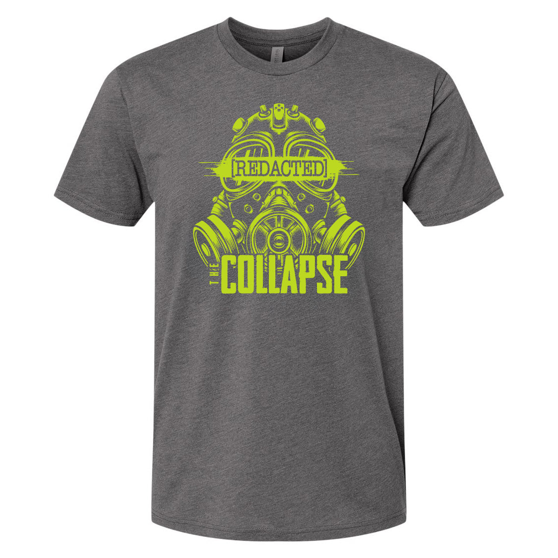 Collapse Redacted T-Shirt - Glow Green