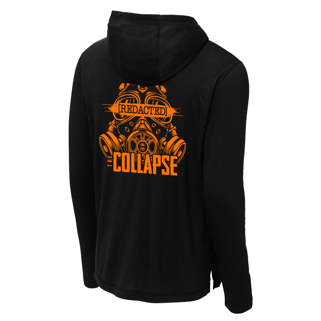 Collapse Redacted Hooded Longsleeve - Glow Orange