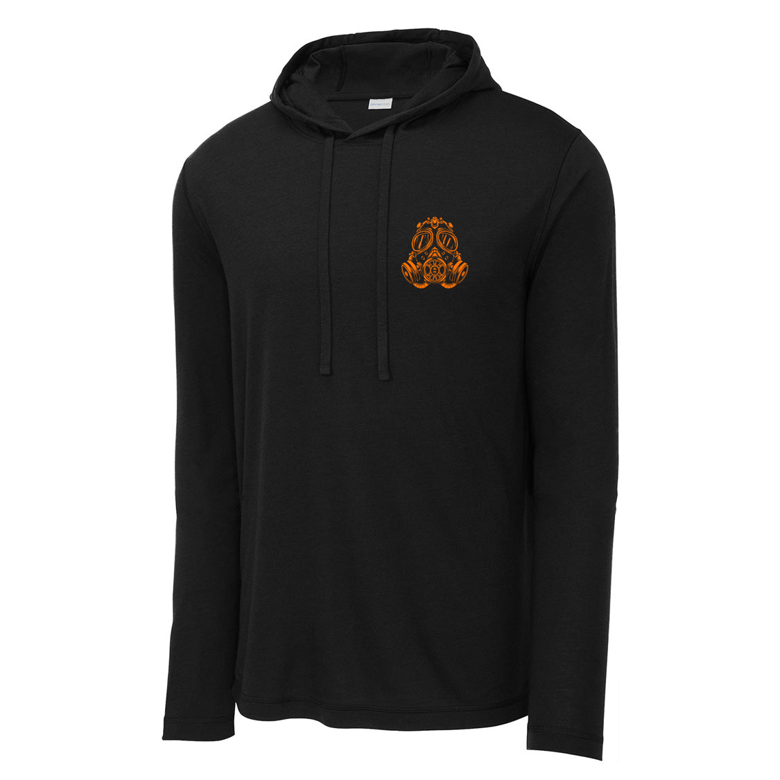Collapse Redacted Hooded Longsleeve - Glow Orange