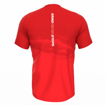 Clouds Red DryFit