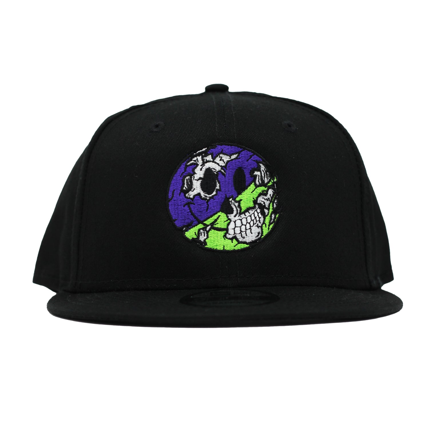 6 Panel Snapback Hat - Dead Inside Purple