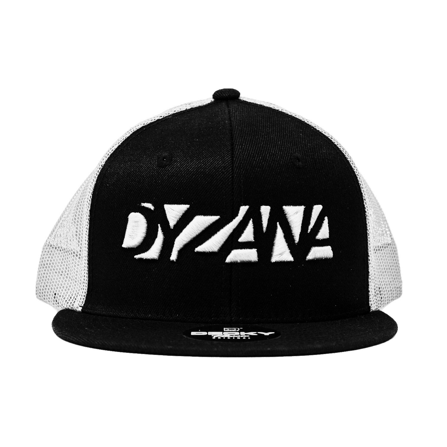 Trucker Snapback Hat - Depth White