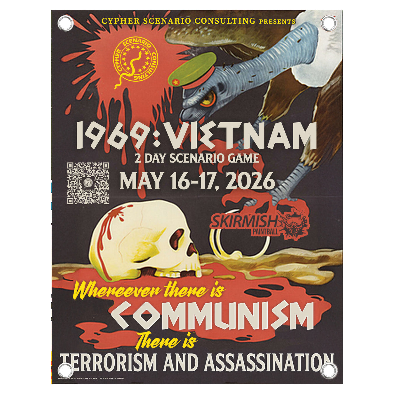 1969 Mini Canvas Banner - Scavenger - 13x17