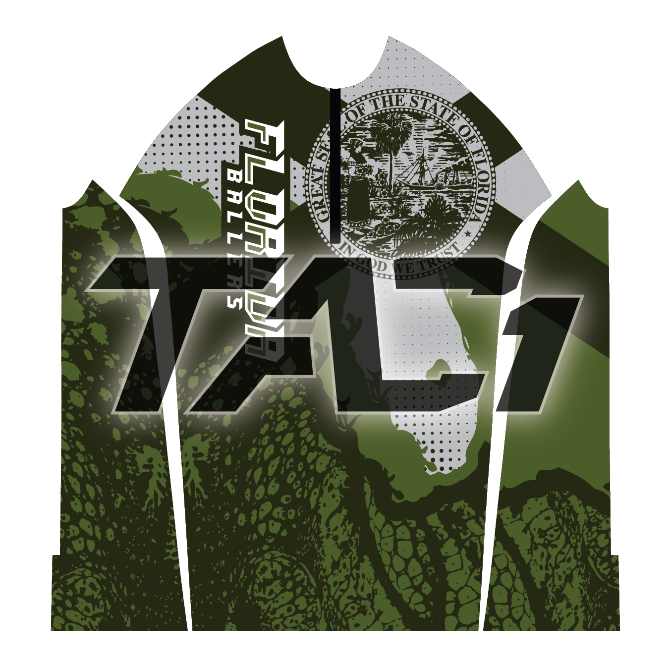 Tac1 Quarter Zip Jersey - Florida Ballers - Croc