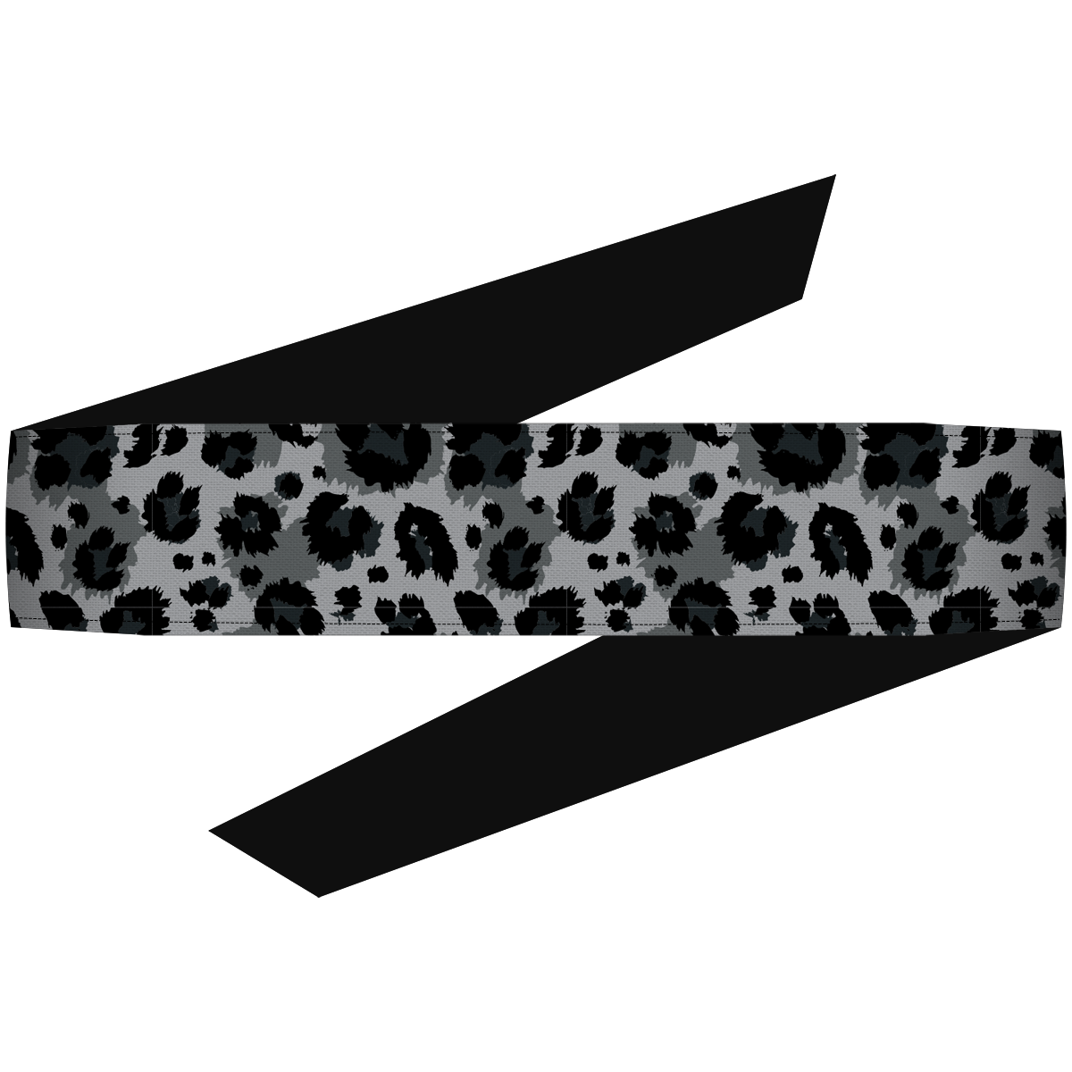 Cheetah Grey Headband