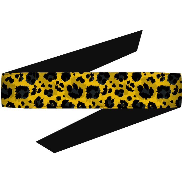 Cheetah Yellow Headband