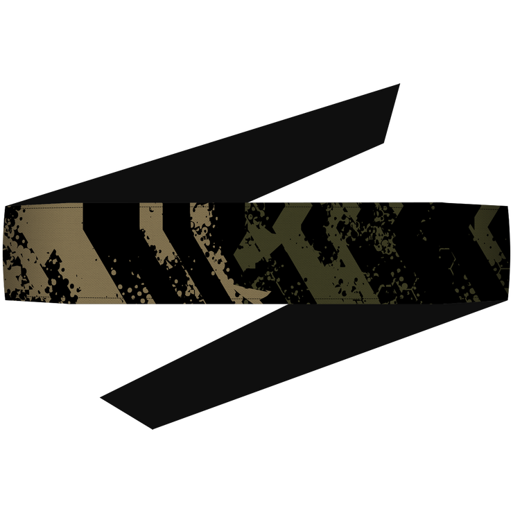 Grunge Olive Headband