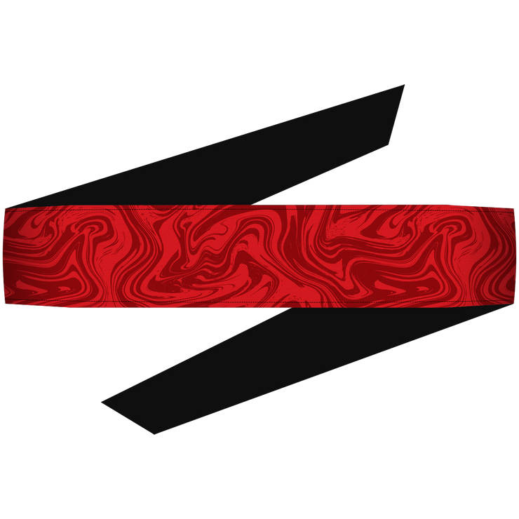 Marble Red Headband
