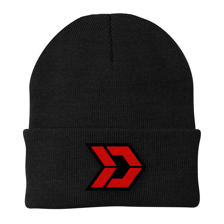 Brand Beanie - Red