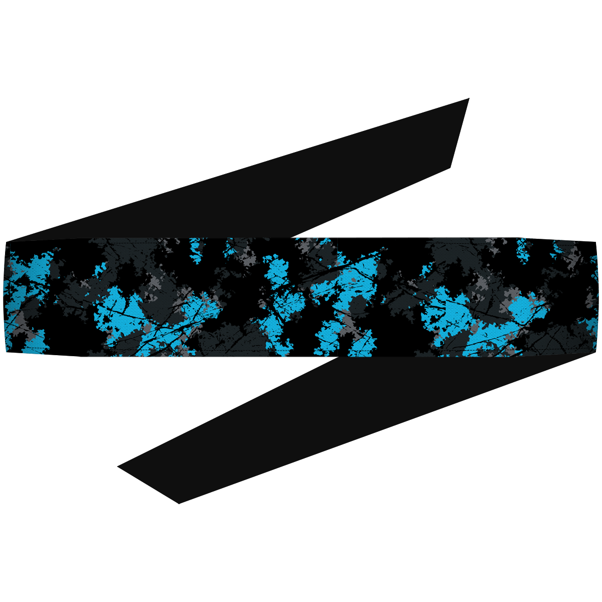 SplatterCamo Blue Headband