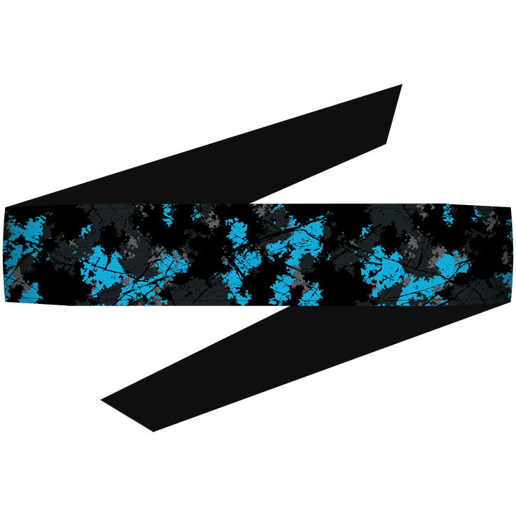 SplatterCamo Blue Headband