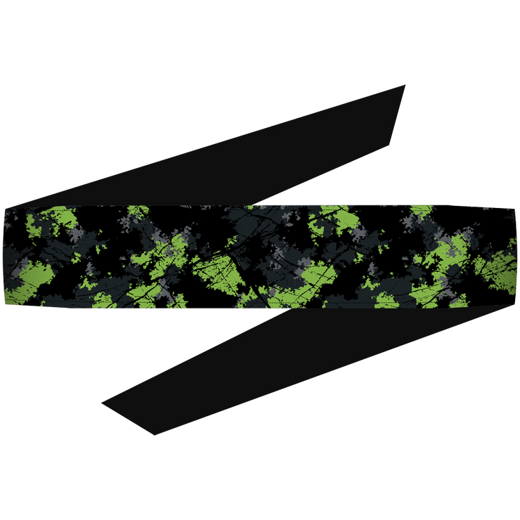 SplatterCamo Lime Headband